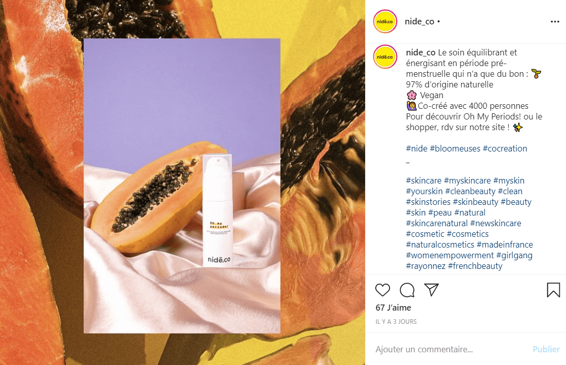 hashtags instagram créer son propre hashtag de marque nidé co