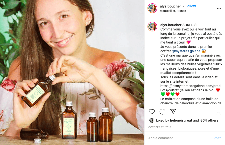 Alys Boucher influenceuse green beauty instagram