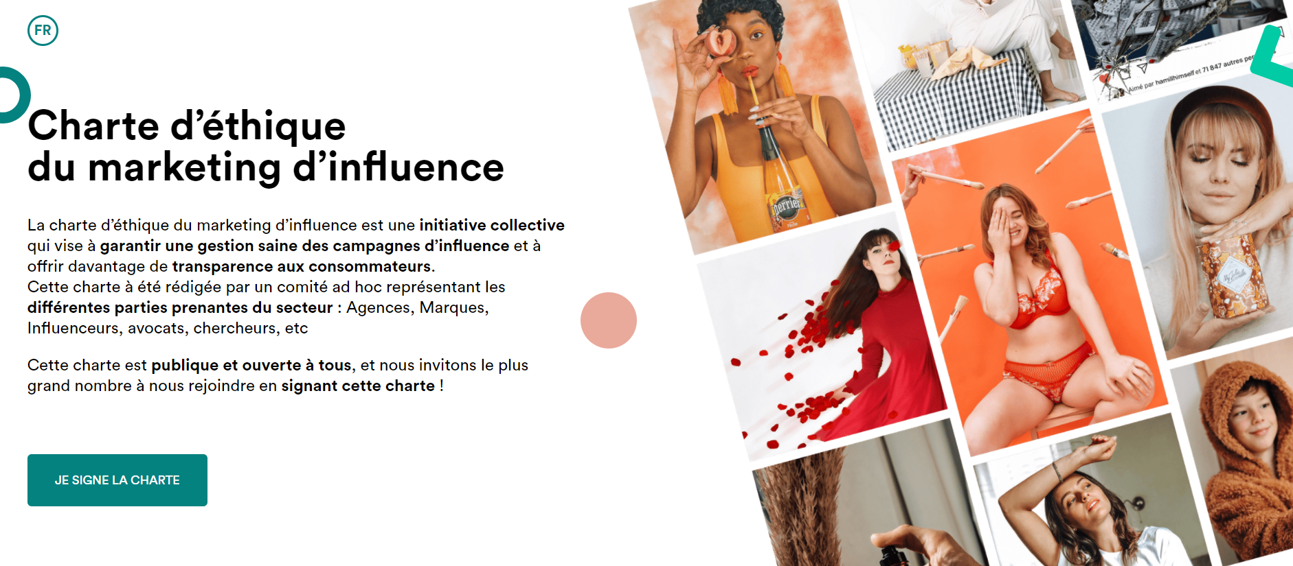 charte ethique influenceurs entreprises marques marketing d influence 